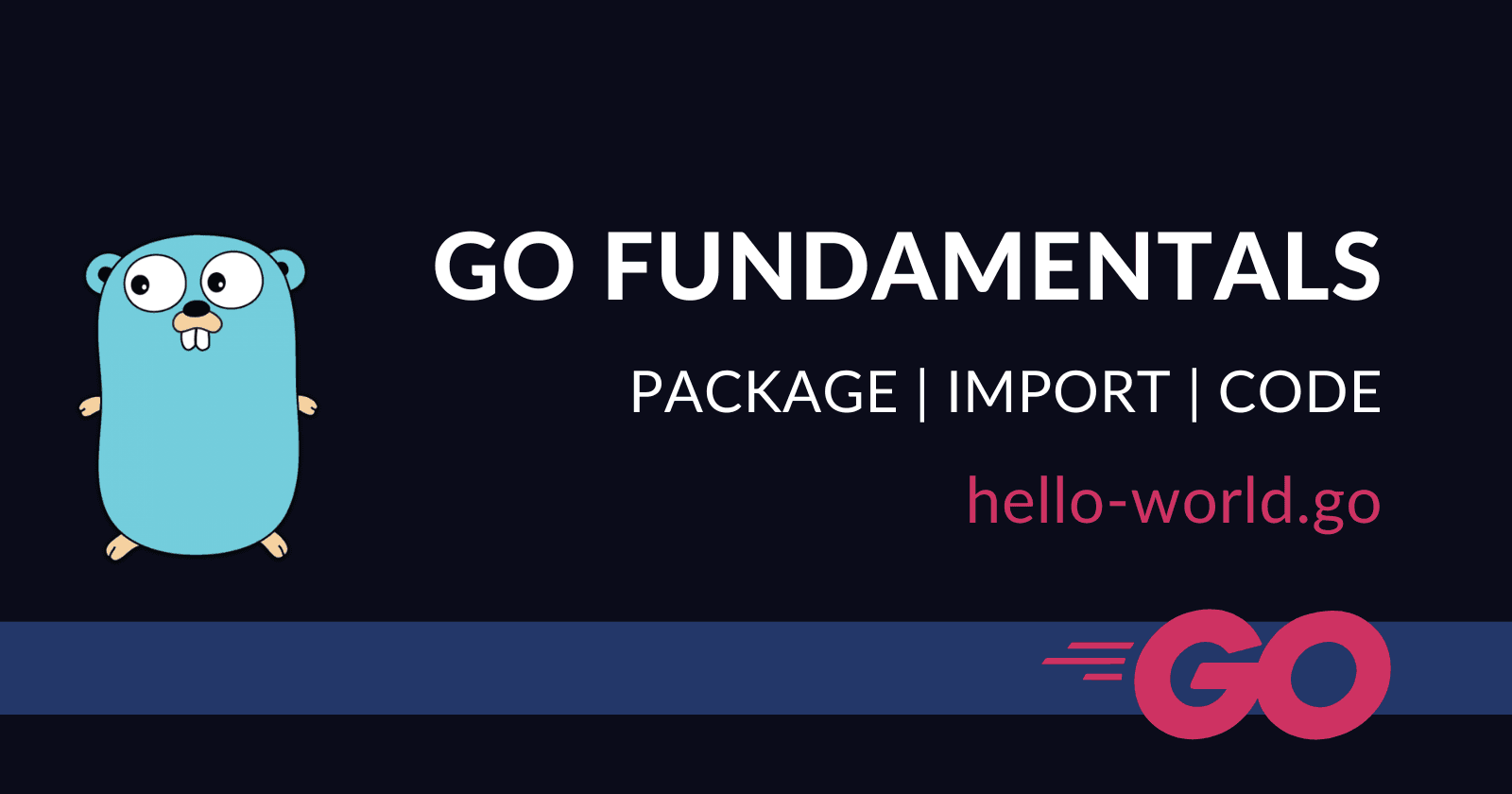 Mastering the Basics of Go Programming (Blog 2 of the Go Series)