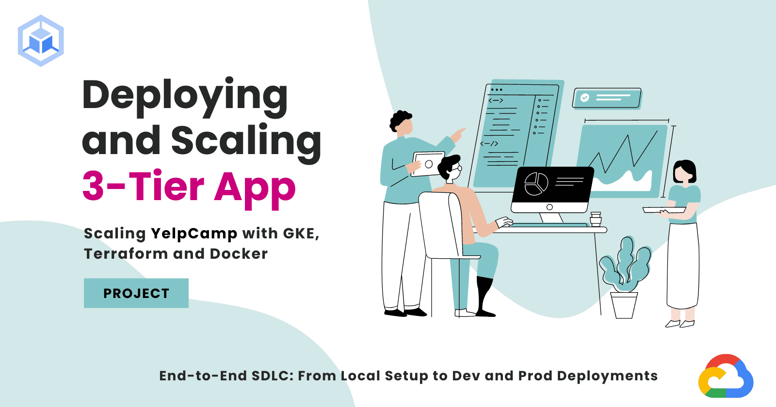 3-tier Architecture Multi-Environment Deployment using Terraform, Jenkins, Docker, and GKE